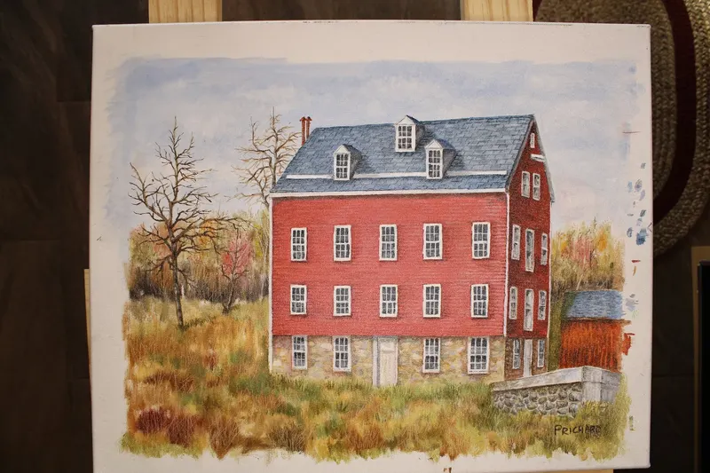 Red Nobles Mill, oil