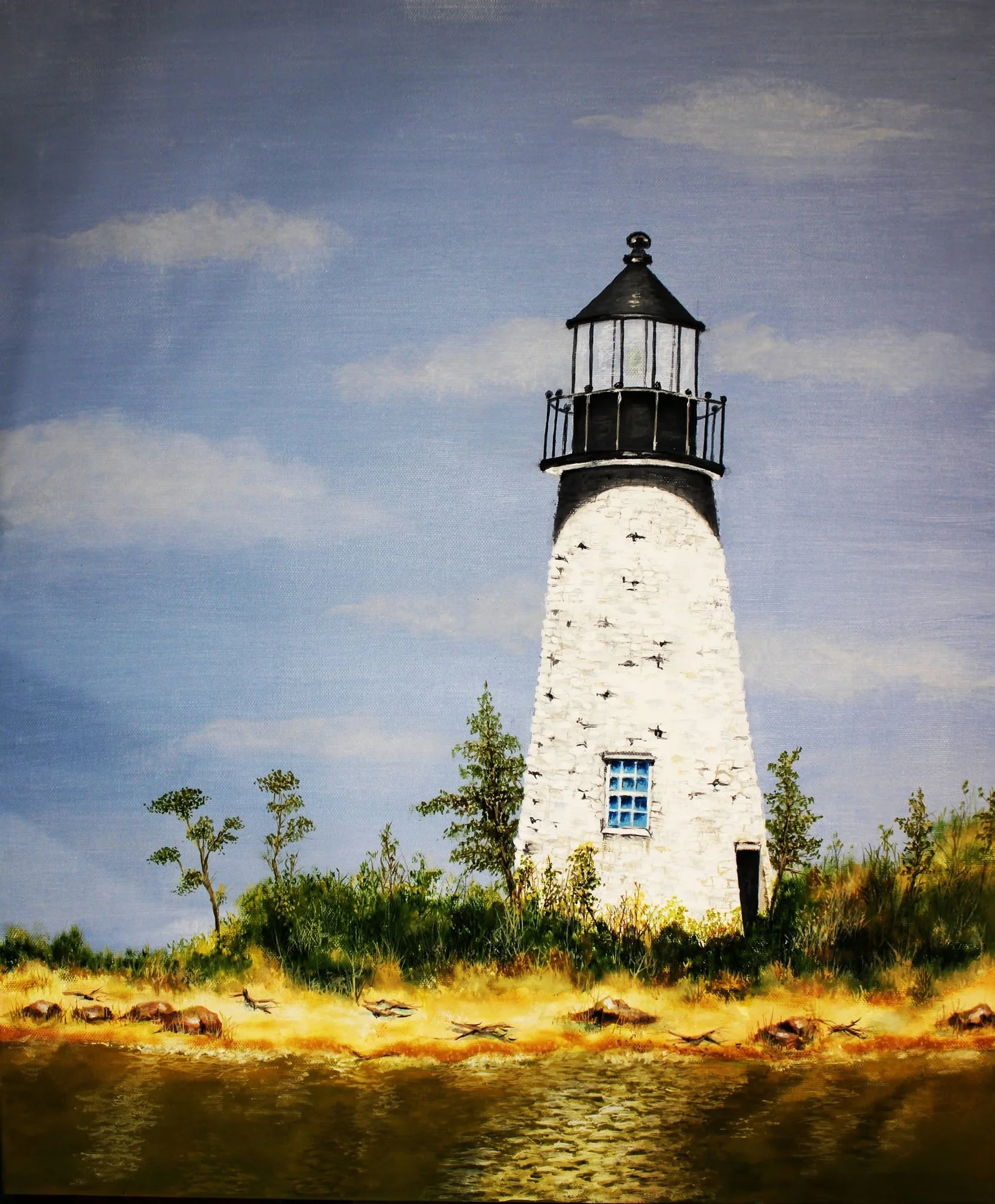 Pooles Island Beach, oil