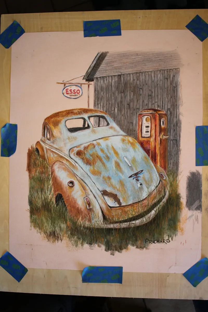 1939 Nash, soft pastel